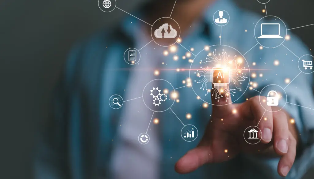 Digital transformation technology strategy, IoT, internet of things. transformation of ideas and the adoption of technology in business in the digital age, enhancing global business capabilities. Ai